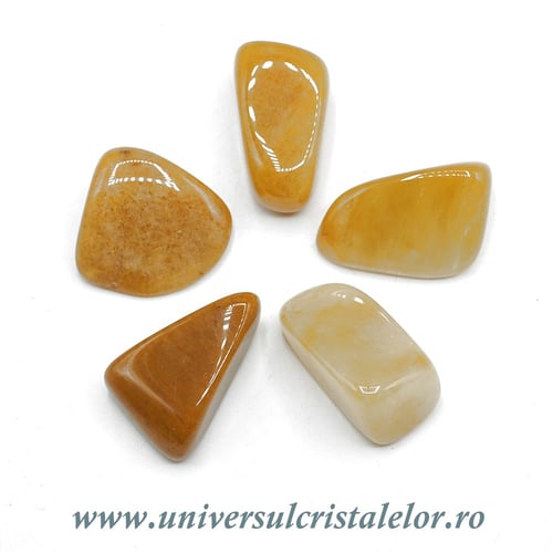 Aventurin galben piatra rulata