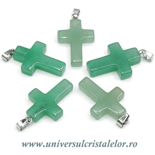 Pandantiv aventurin cruciulita