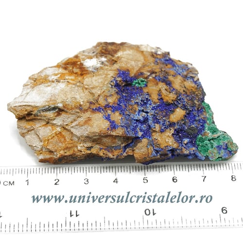 Azurit cu malachit