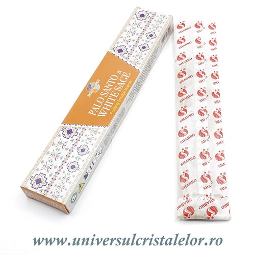 Betisoare parfumate palo santo si salvie alba