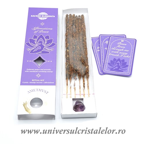 Betisoare parfumate Afirmations of Peace (Sacred Elements)