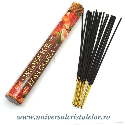 Betisoare parfumate trandafir si scortisoara