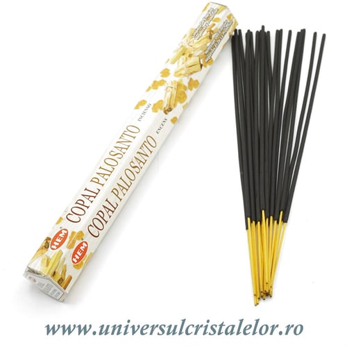 Betisoare parfumate copal si palo santo