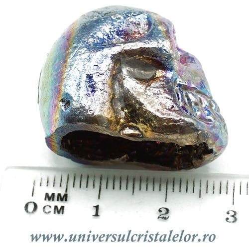 Figurina bismut craniu