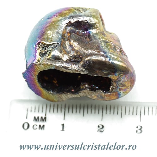 Figurina bismut craniu