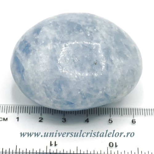 Calcit albastru polisat