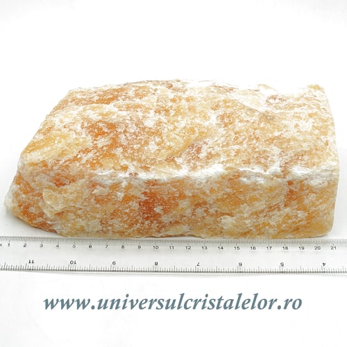 Calcit portocaliu cu baza