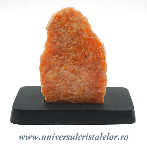 Calcit orange pe lemn