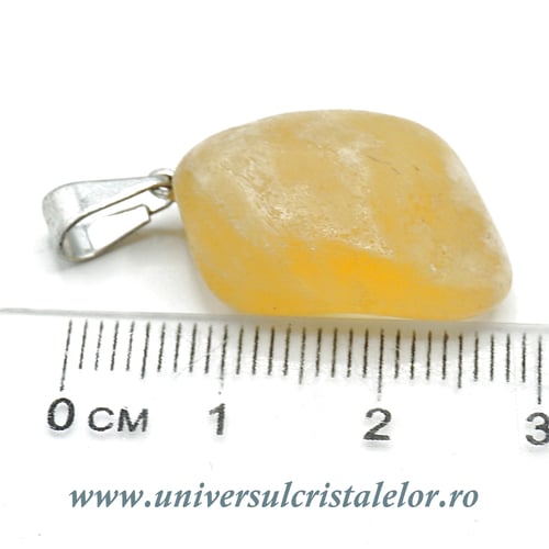 Pandantiv calcit galben