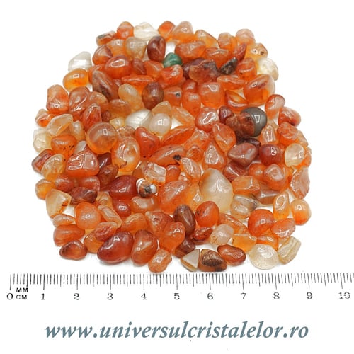 Pietre chips carneol