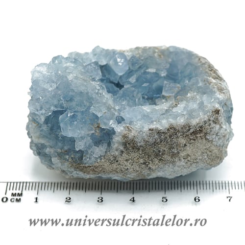 Celestina mineral unicat m2