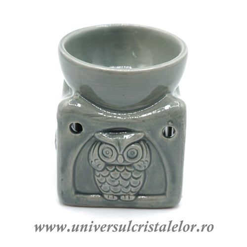 Suport ardere ulei aromaterapie bufnita m2