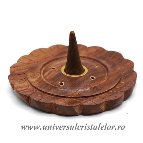 Suport ardere pentru betisoare si conuri parfumate - rotund m1