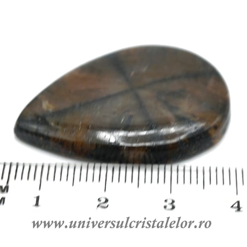 Cabochon chiastolit