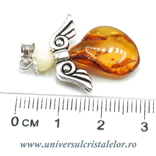 Pandantiv chihlimbar ingeras