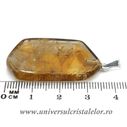 Pandantiv citrin natural m6