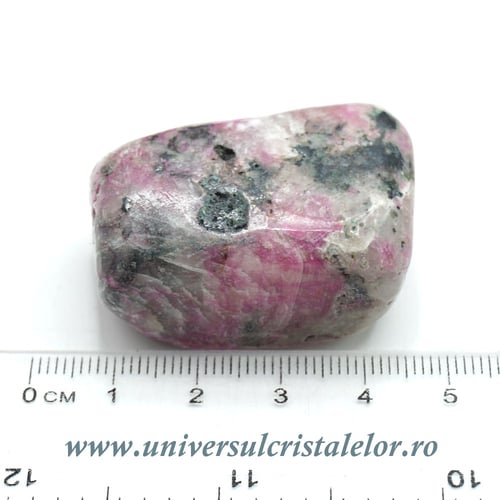 Piatra rulata cobalto-calcit