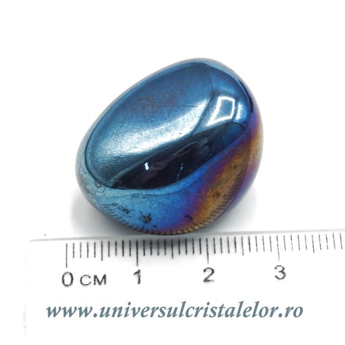 Cobalt aura piatra rulata