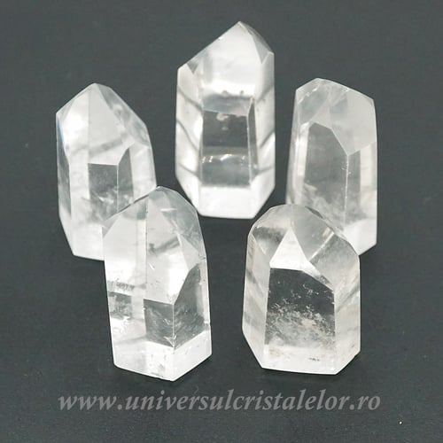 Cristal de stanca varf cu baza slefuit