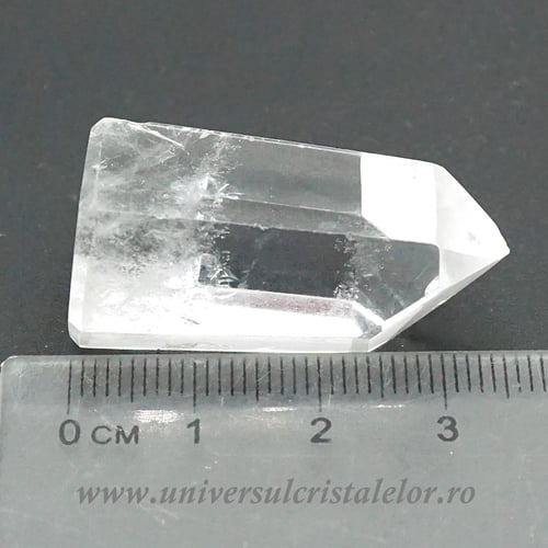 Cristal de stanca varf cu baza slefuit