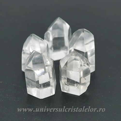 Cristal de stanca varf cu baza slefuit