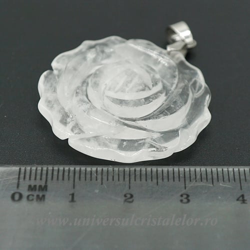 Pandantiv cristal de stanca floare