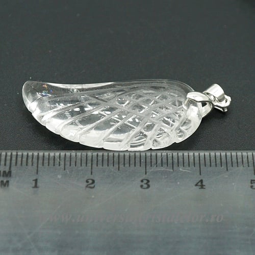 Pandantiv cristal de stanca aripa m1