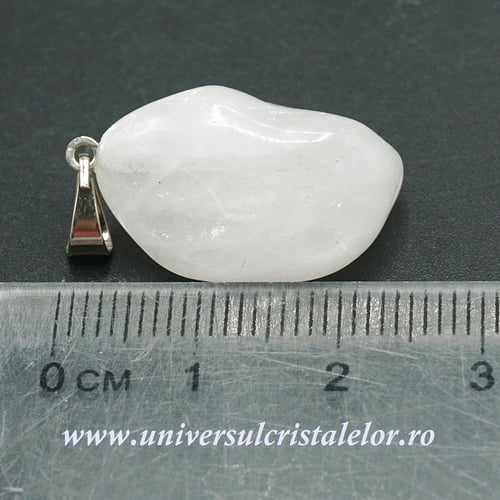 Pandantiv cuart alb laptos