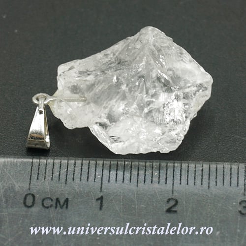 Pandantiv cristal de stanca brut