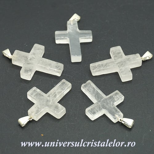 Pandantiv cristal de stanca cruciulita