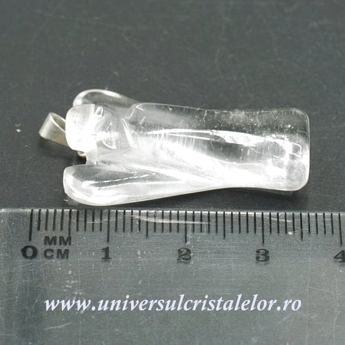 Pandantiv cristal de stanca inger