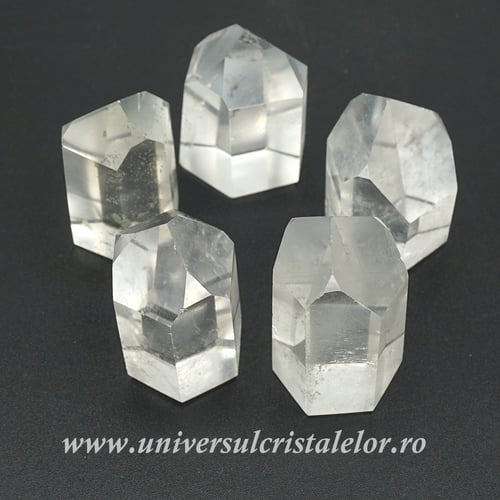 Cristal de stanca varf cu baza slefuit