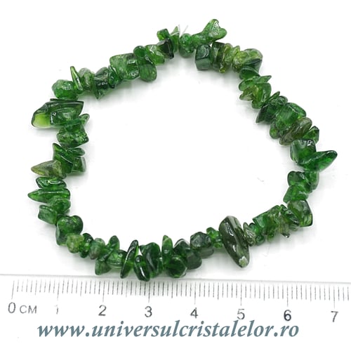 Bratara cromdiopsid chips-uri