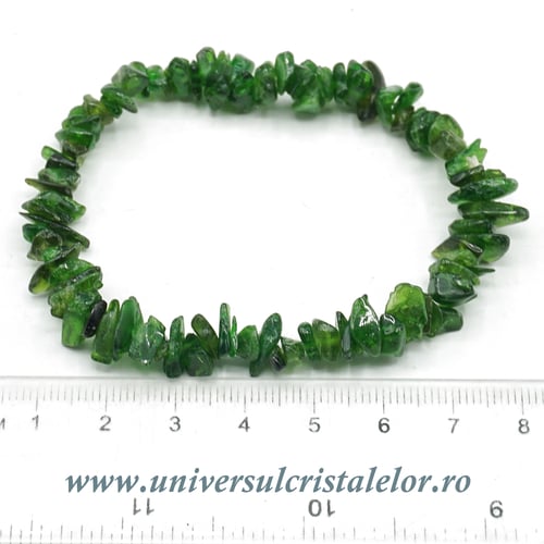 Bratara cromdiopsid chips-uri