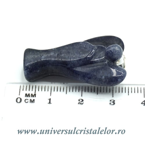 Pandantiv cuart albastru inger