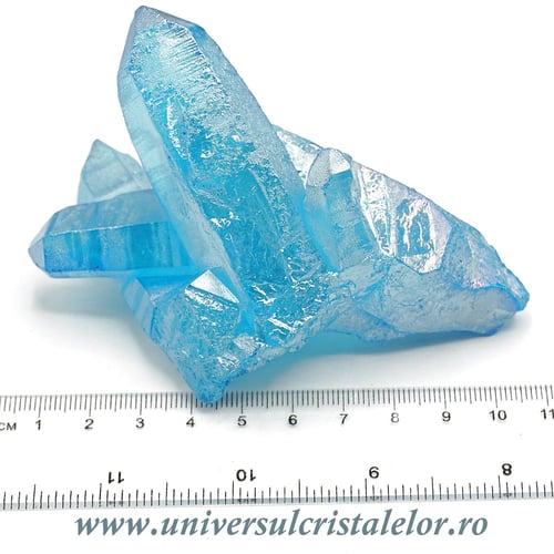 Aura cuart bleu cluster