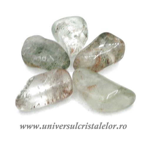 Cuart cu clorit piatra rulata m2