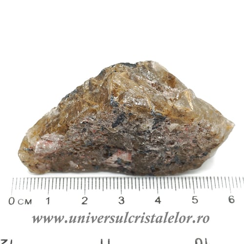 Cuart rutilat cu hematit