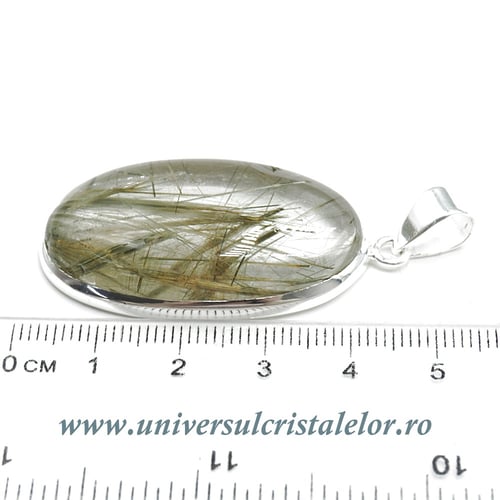 Pandantiv cuart rutilat