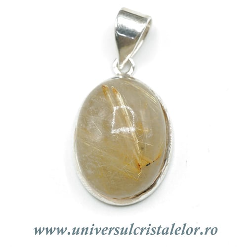 Pandantiv cuart rutilat