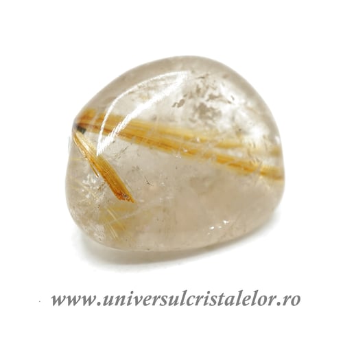 Cuart rutilat piatra rulata