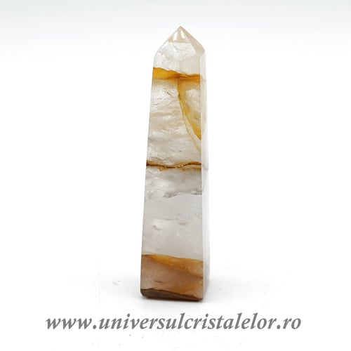Obelisc cuart cu limonit
