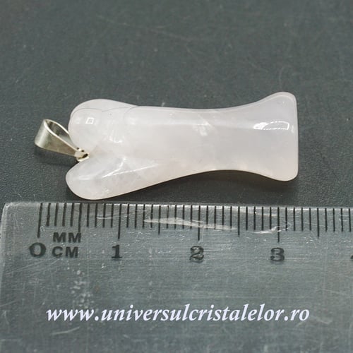 Pandantiv cuart roz inger