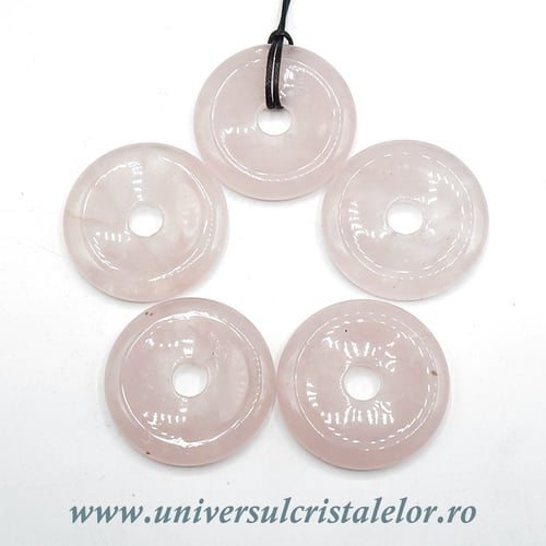 Piatra PI cuart roz -4cm