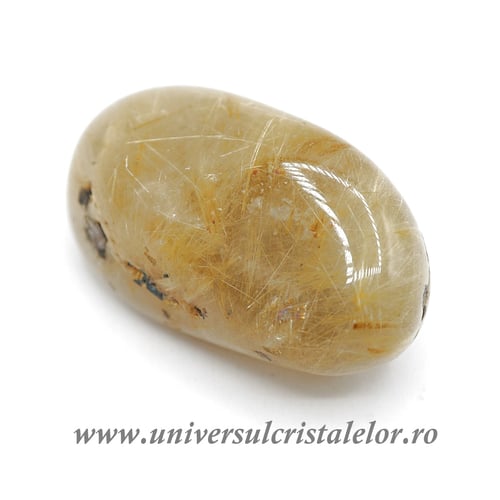 Cuart rutilat piatra rulata