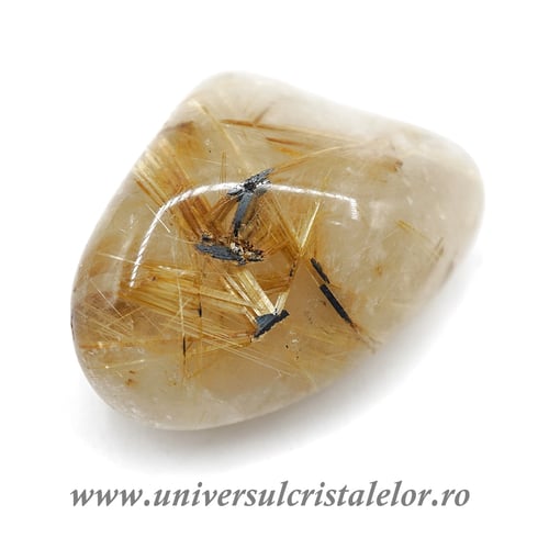 Cuart rutilat piatra rulata