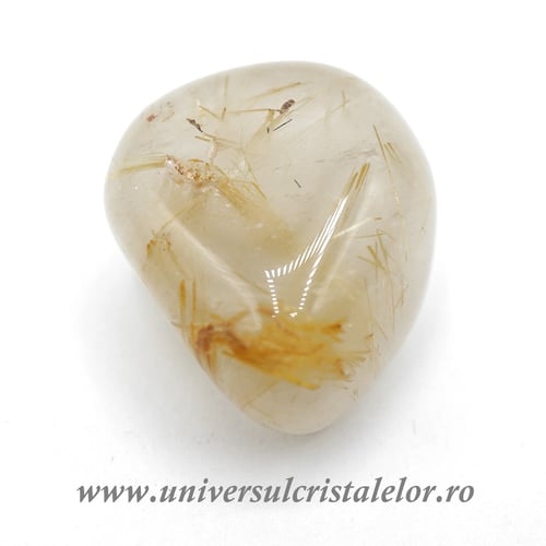 Cuart rutilat piatra rulata