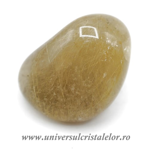 Cuart rutilat piatra rulata