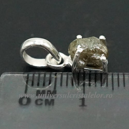 Pandantiv diamant brut