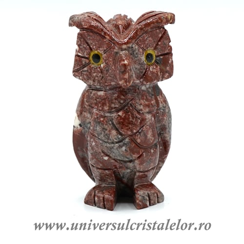 Figurina steatit bufnita unicat c1